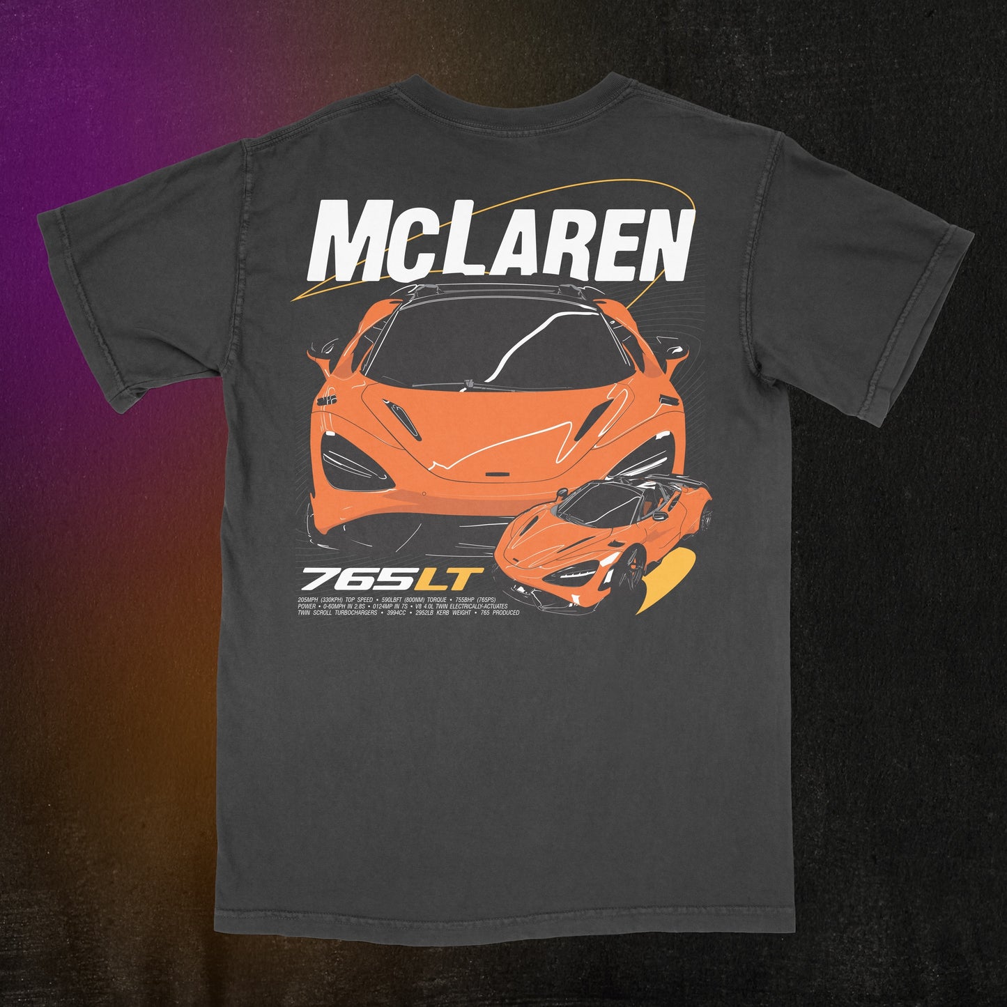 765 Longtail - Black Tee