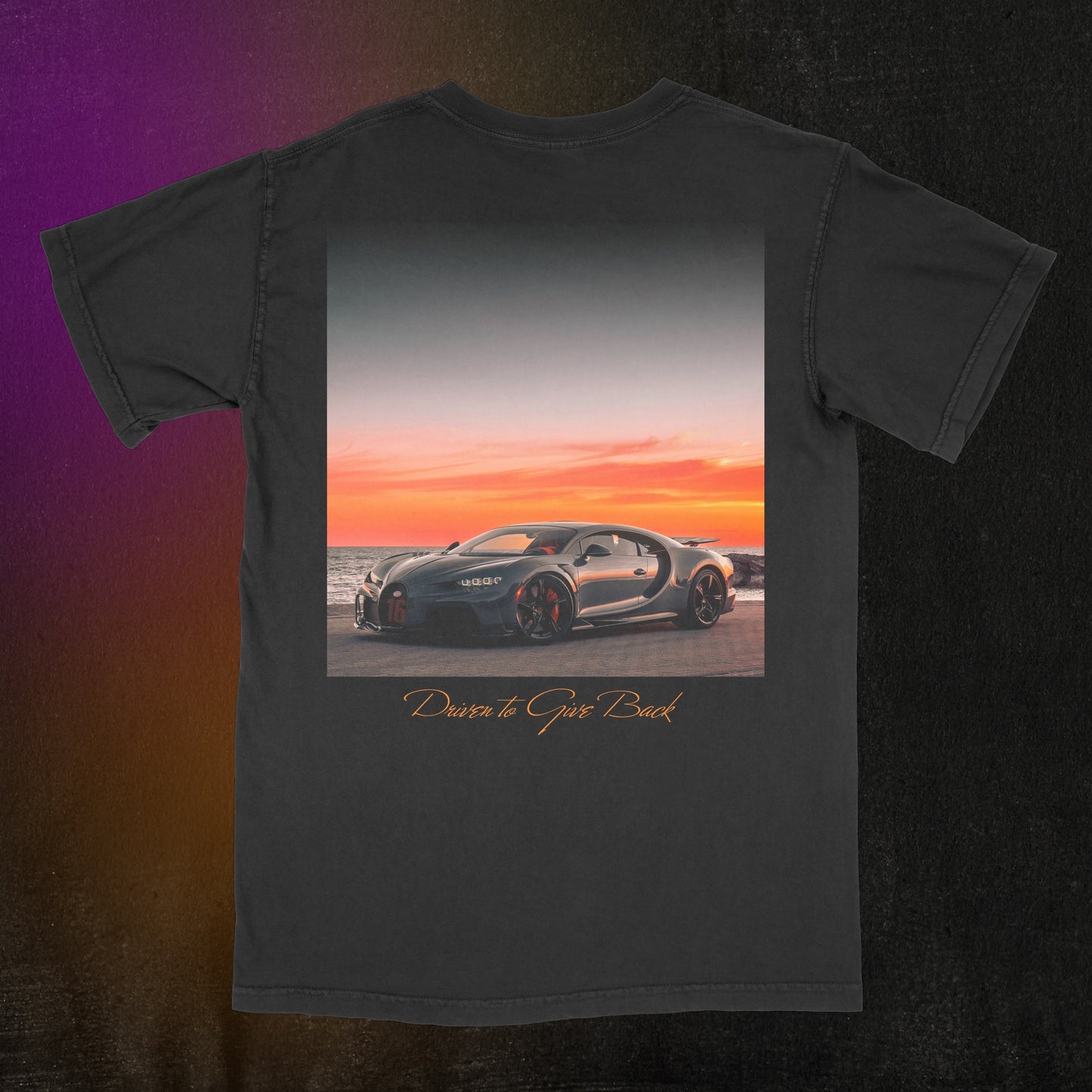 Super Sport Sundown - Black Tee