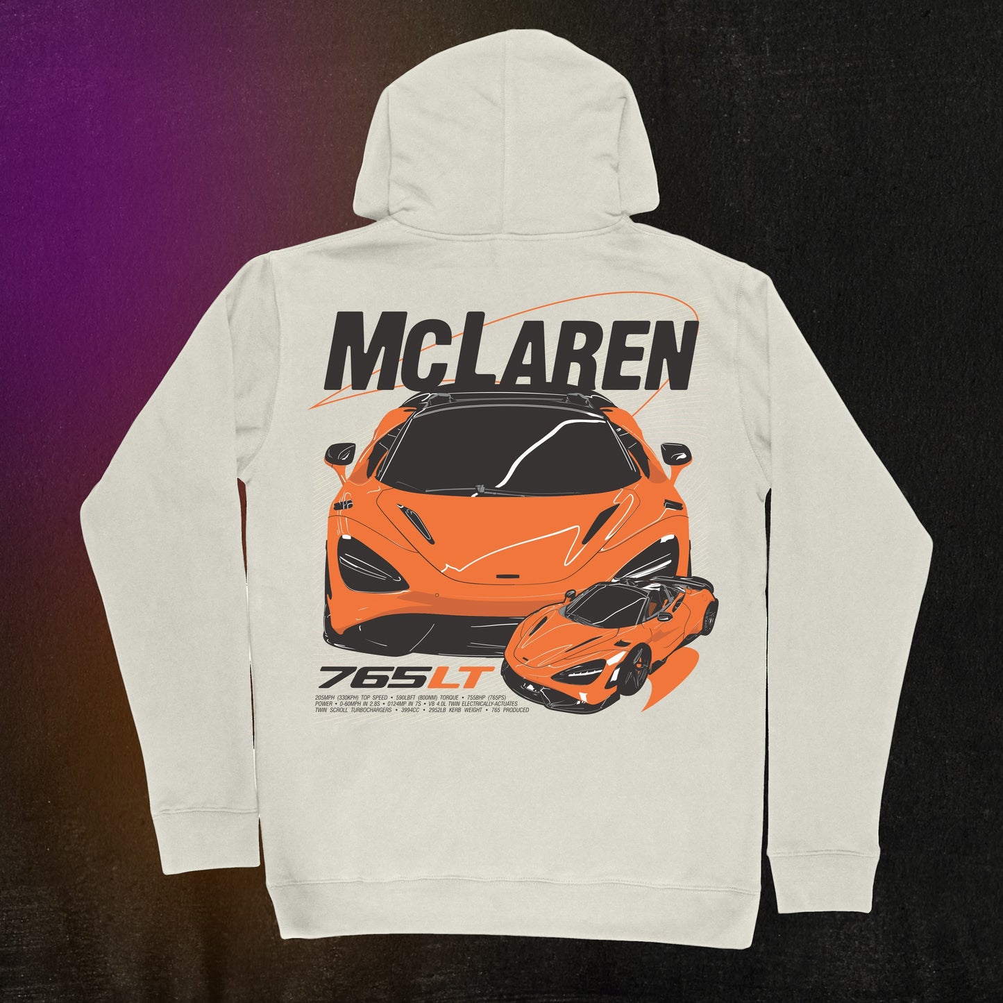 765 Longtail - Cream Hoodie