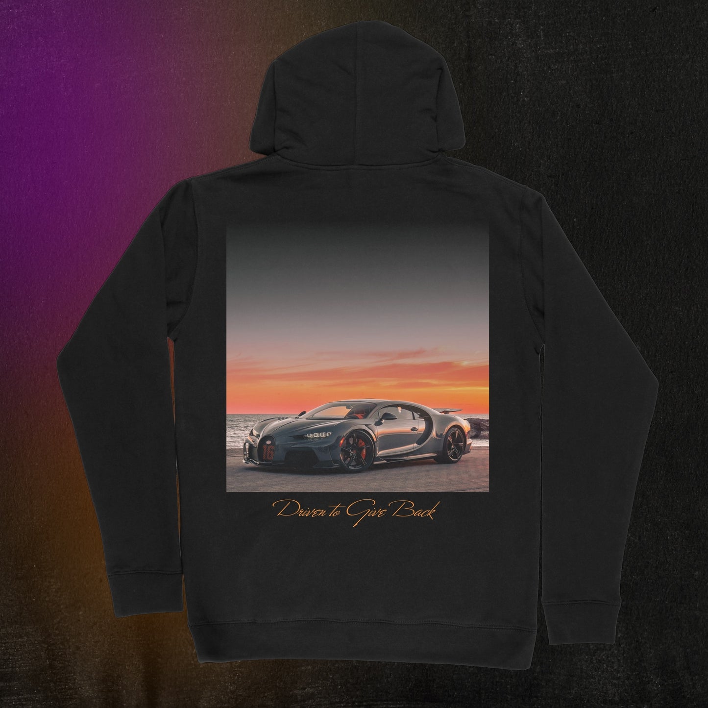 Super Sport Sundown - Black Hoodie