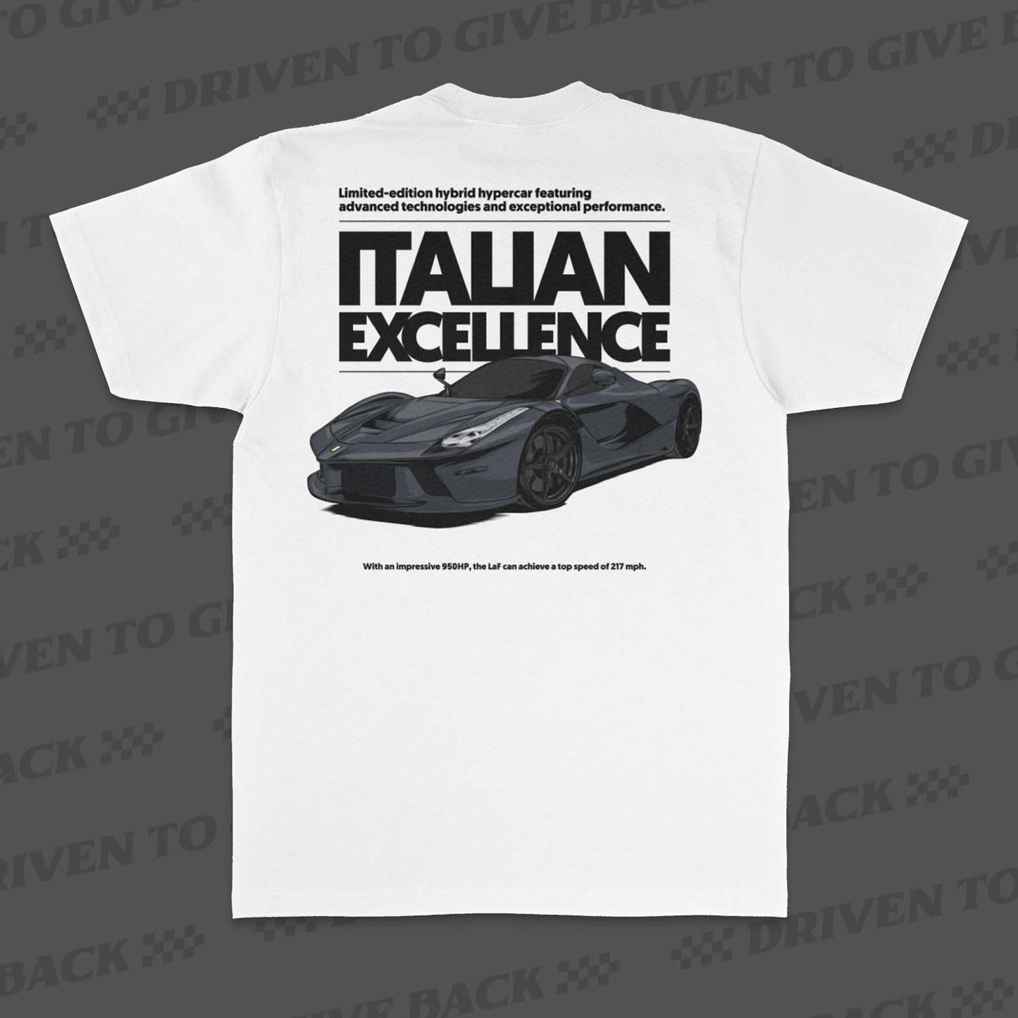 Italian Excellence - White T-Shirt