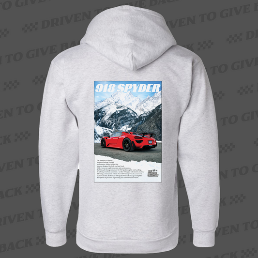 918 Alpine Hoodie - Silver Grey