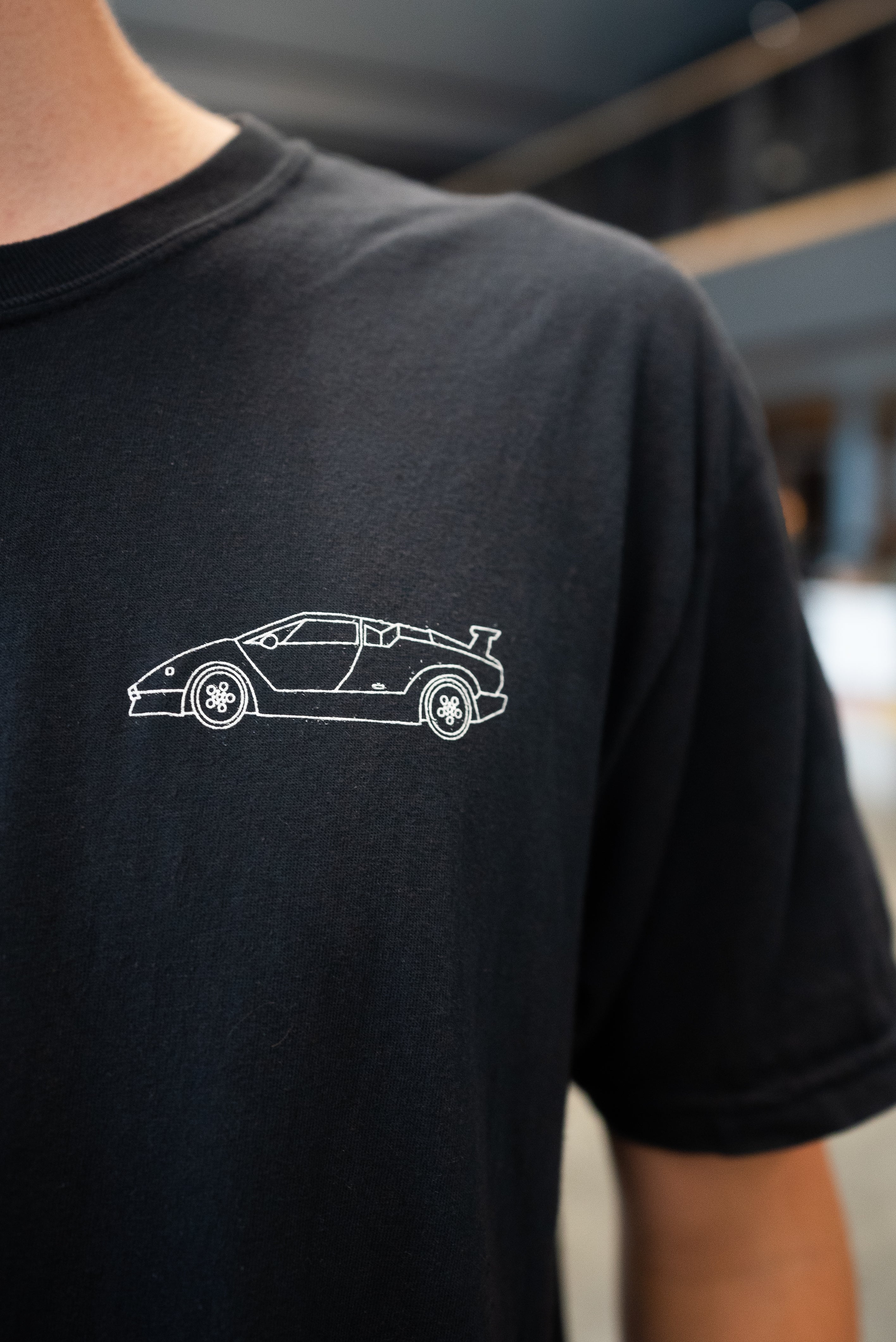 Lamborghini countach shop t shirt