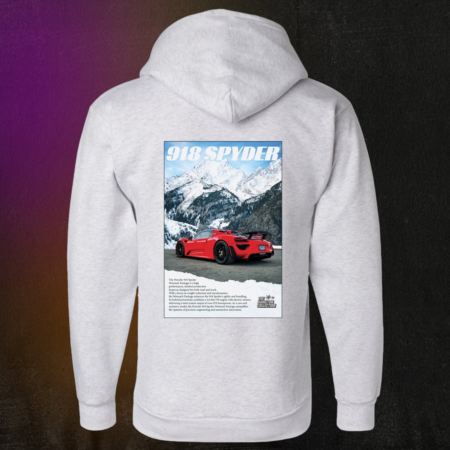 918 Alpine Hoodie - Silver Grey