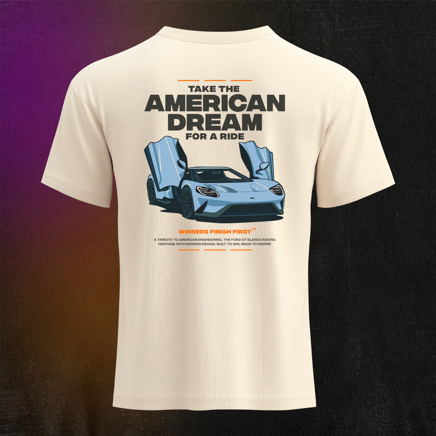 American Dream Tee - Cream
